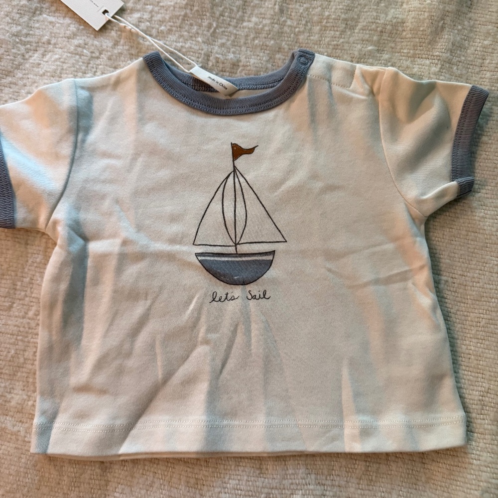 Quincy Mae let’s sail t shirt